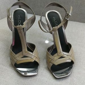 Aldo Beigh Heels size 8